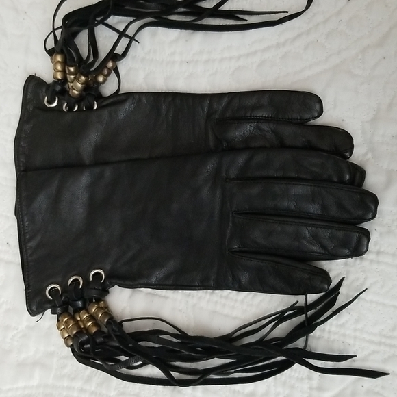 Leather Vintage  Gloves - Picture 2 of 7